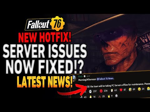 Hotfix veröffentlicht! Aktuelle Serverinformationen! | Fallout 76 – Neues Update