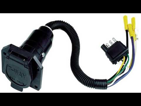 Reese Towpower 74607 7 Way to 4 Way Flat Blade Wiring Adapter