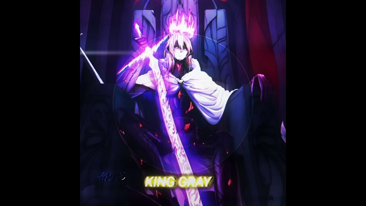 King Grey 🗿 || Arthur leywin || the beginning after the end || light novel edit || #shorts