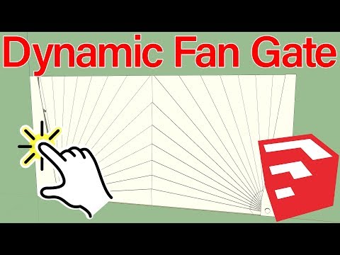 Dynamic Fan Gate In SketchUp