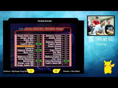 ZS2 - Anthony + Big Poppa Dang (Red) vs Bmaster + Kine (Blue) - SSBM Doubles