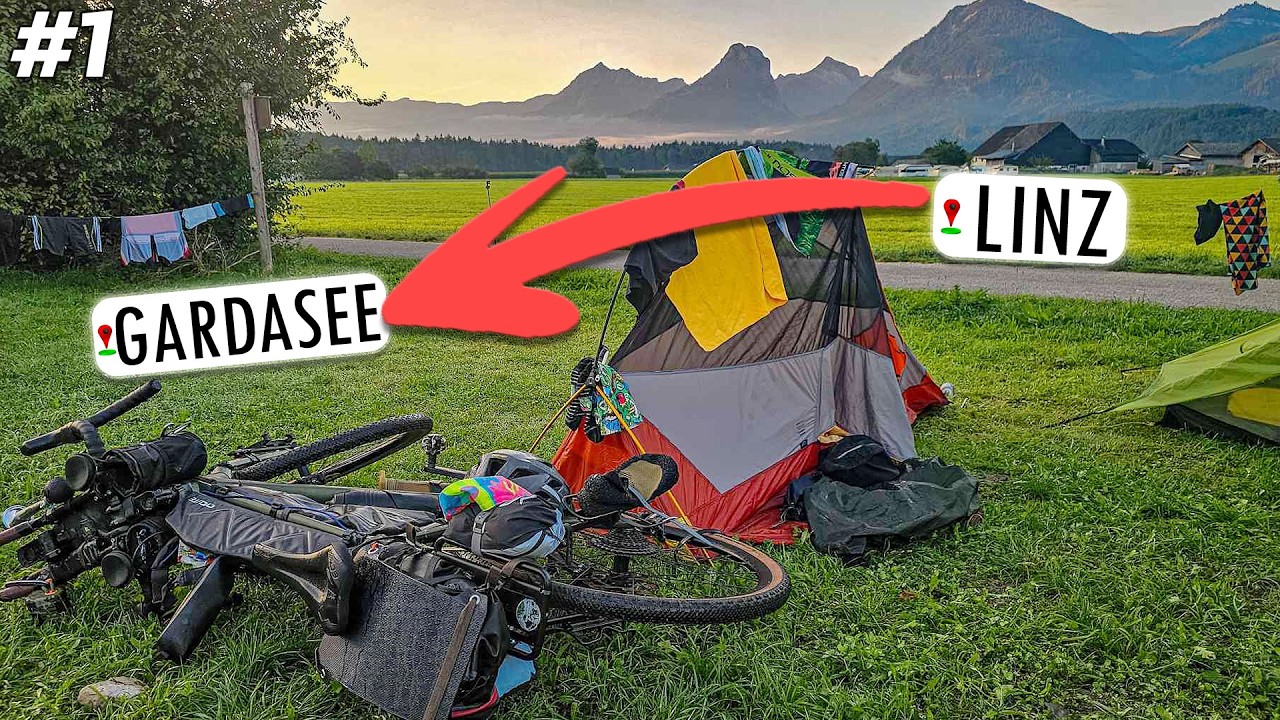TRANSALP mit dem GRAVELBIKE: Linz bis zum Gardasee - Folge 1 #bikepacking
