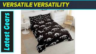 Dinosaur Skeleton Comforter: Epic Bedding for All Ages!