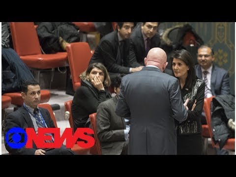 U.N. Security Council meeting on protests a Trump 'foreign policy blun