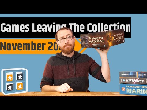 Games Leaving My Collection: November 2022 - The Culling Continues