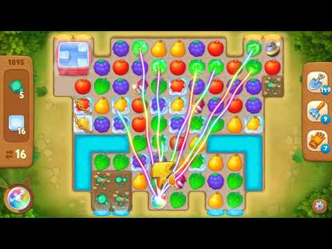 Gardenscapes Area 9 Day 1 Level 1895 - No Boosters Or Hacks