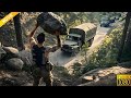 Chinese Hunter Ambushes A Japanese Army Convoy Pushing Down Boulders And Annihilating The Japanese