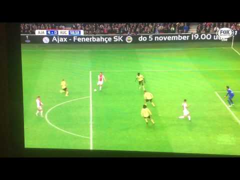 Goal Victor Fischer 4-0 Ajax- Roda JC