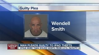 Man pleads guilty to iPad thefts