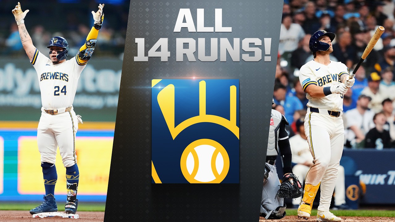 Brewers score 14 RUNS on Opening Day! (Ft. Frelick, Bauers, more!) | MLB Highlights
