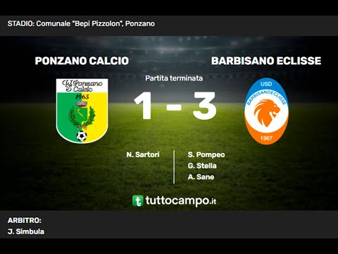 PONZANO CALCIO vs BARBISANO ECLISSE: 1-3