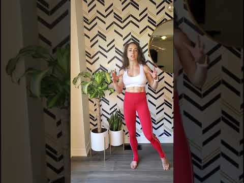 ZYIA REVIEW- RED LOGO STRIPE LEGGING