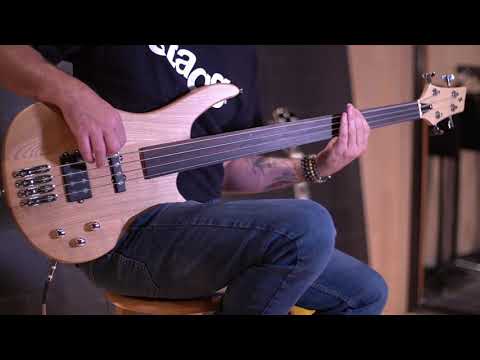 Stagg Fusion 3/4 Size Black Electric Bass Guitar With Solid Ash Body image 7