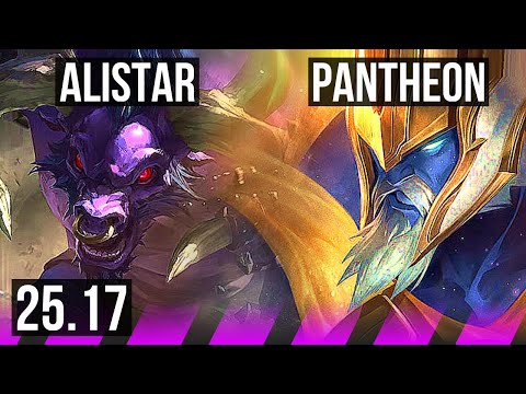ALISTAR & Sivir vs PANTHEON & Yunara (SUP) | EUW Master | 25.17