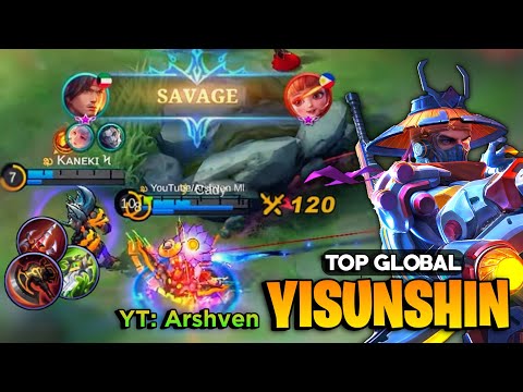 PERFECT SAVAGE! Yss Fast Rotation Gameplay [ Top Global Yi Sun Shin Best Build ] YT: Arshven - MLBB