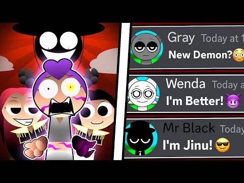 Sprunki Reacts to Sprunki Phase 6 The Scarlet Sun | Sprunki vs Huntrix is INSANE!