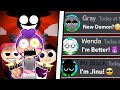 Sprunki Reacts To Sprunki Phase 6 The Scarlet Sun Sprunki Vs Huntrix Is INSANE