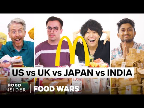 Food Wars: Exploring the Differences Between McDonald's in the US, UK, Japan, and India