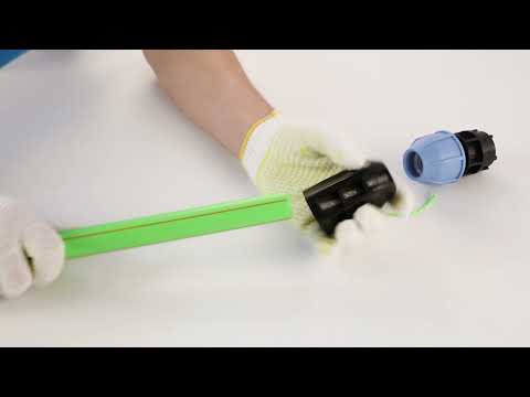 DONSEN PP compression fitting installation