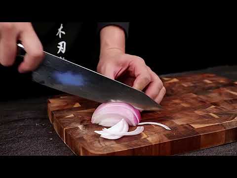 SANMUZUO 8 Inch Chef Knife - BI Series - Premium 101 Layers Damascus Powder Stee