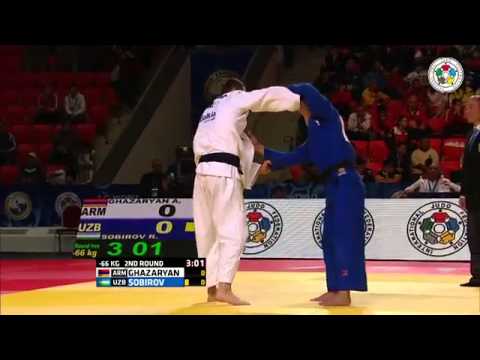 Rishod Sobirov vs Arsen Ghazaryan World Judo Championships 2015 - Astana