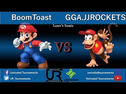 Ignition #13 LOSERS SEMIS - BoomToast (Mario) vs GGA.JJROCKETS (Diddy Kong)