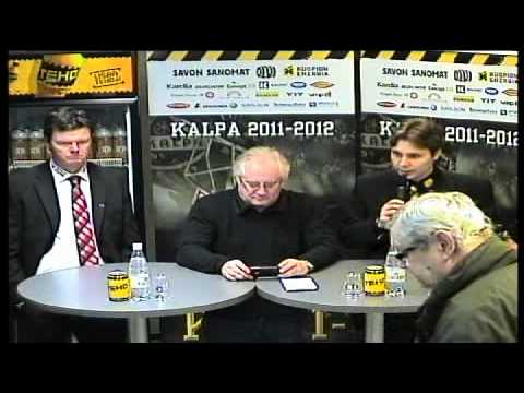 KalPa-Ässät ottelun lehdistötilaisuus 20.1.2012