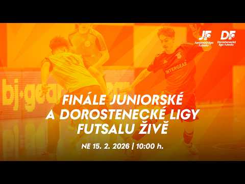 ŽIVĚ | Finále Juniorské a Dorostenecké ligy futsalu 2026
