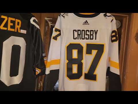 SIDNEY CROSBY #87 PITTSBURGH PENGUINS 2020-01 RETAIL REVERSE RETRO AUTHENTIC ADIDAS HOCKEY JERSEY