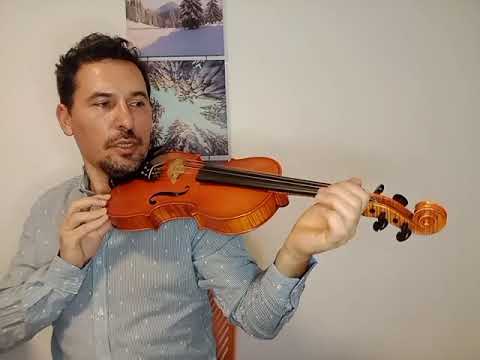 7. Pozitia corecta a mainii stangi la vioara si asezarea degetelor pe corzi