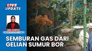 Semburan Gas dari Galian Sumur Bor Menghebohkan Warga Lubuk Batang Baru OKU Sumatera Selatan