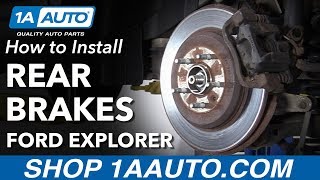 How to Install Rear Brakes 11-17 Ford Explorer