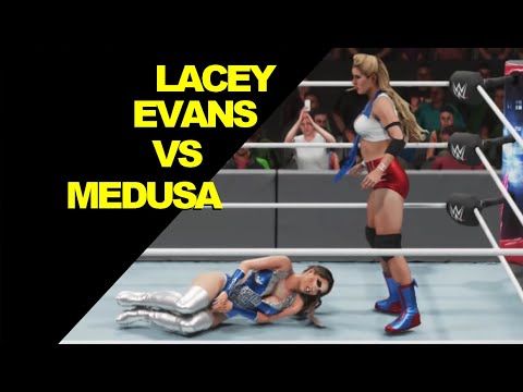 WWE 2K19 Lacey Evans vs Medusa - Extreme Rules Knockout
