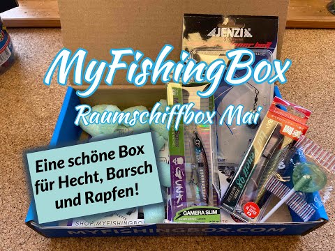MyFishingBox Raumschiffbox Mai 2021! Blau, klappert, läuft...