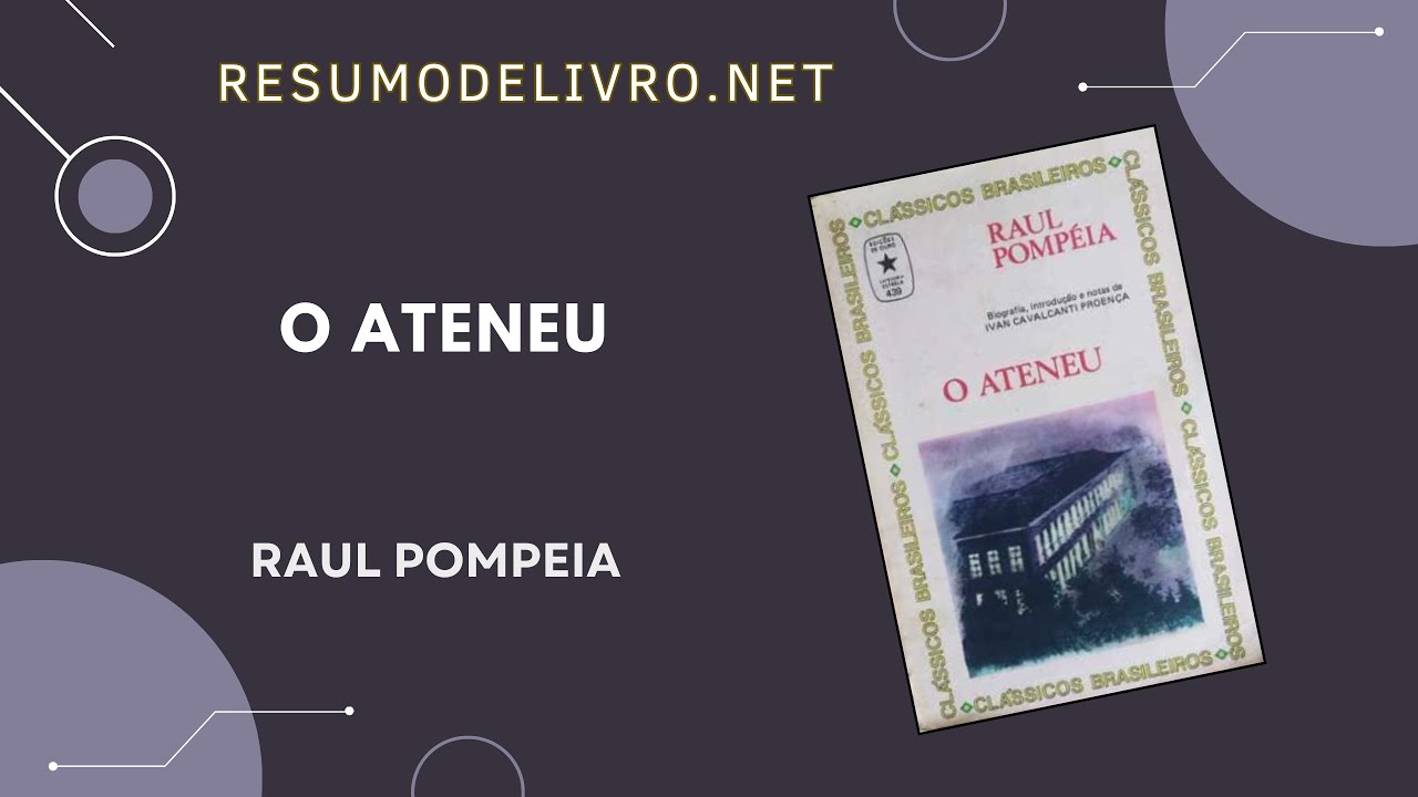 Resumo do livro O Ateneu.  Autor Raul Pompeia.