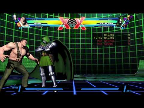 HAGGAR/DORMAMMU CORNER CARRY COMBO 1,023,600 DAMAGE - Ultimate Marvel vs. Capcom 3 (PS4)