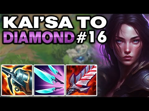 This 13.4 Kai'Sa Build Is Insane - Kai'Sa Unranked to Diamond #16 | Kai'Sa ADC Gameplay Guide