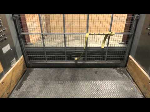 Gigantic Otis Traction Freight Elevator - Westfield SF Centre - San Francisco, CA