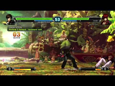 The King Of Fighters XIII(PC) - Kyo(Eu) VS Iori(PC) - Gameplay By EliasXD