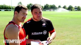 Crabbie's London Double Header Lookalikes with Saracens' Alex Goode & Jamie George