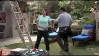 Angie Lopez Stretches For Cable Guy (Constance Marie) (HOT + HD)