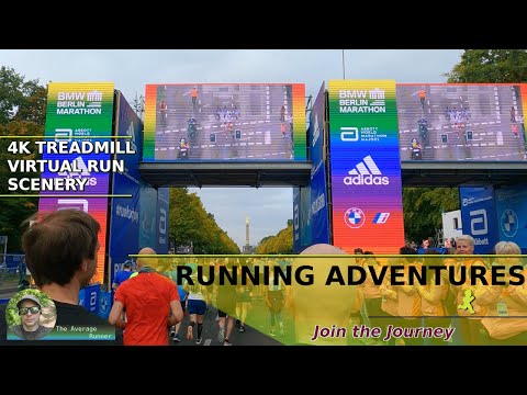 BMW Berlin Marathon 2022 Course | 4K Berlin Virtual Run [202]