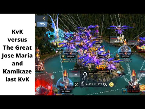 KvK versus The Great Jose Maria and Kamikaze's last KvK | King of Avalon