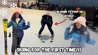 The Best Day Ever! I Went Skiing For The First Time. (vlogmas 08)