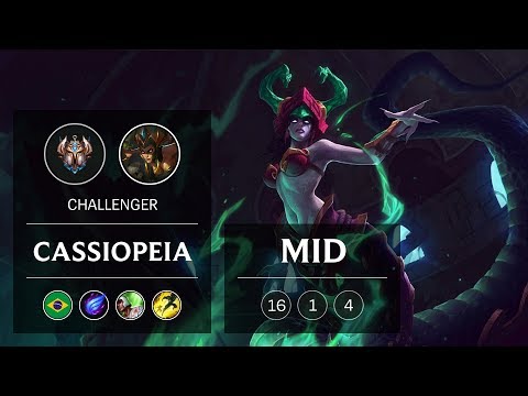 Cassiopeia Mid vs Syndra - BR Challenger Patch 9.1