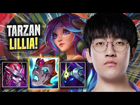 TARZAN DOMINATING LILLIA WITH NEW BUFFS! - LNG Tarzan Plays Lillia JUNGLE vs Karthus! | Season 2022