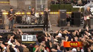 U2 - Magnificent Live Fordham University [HD - High Quality] Good Morning America