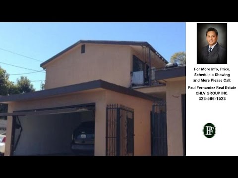 5278 Ithaca Avenue, El Sereno, CA Presented by Paul Fernandez Real Estate.