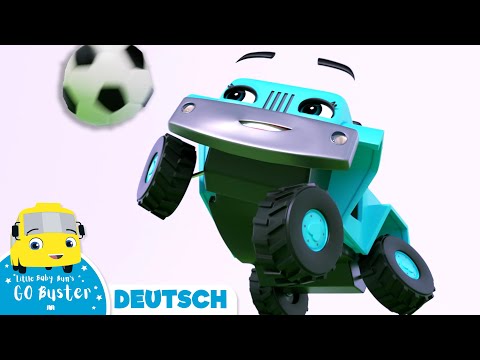 Buster und seine Freunde spielen Fußball | Go Buster Deutsch | Kinderlieder und Cartoons