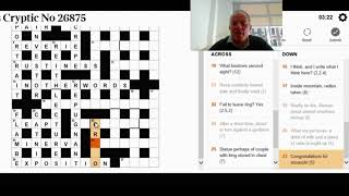 Solving the Times Crossword on 6th Nov